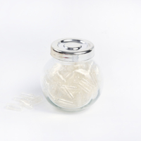 Capsules vides en pullulan biologique taille 00 0 transparentes, végétariennes, végétaliennes, coques de capsules végétales