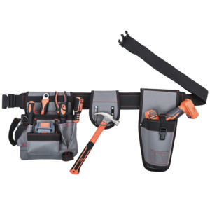Bolsa <span class=keywords><strong>de</strong></span> Herramientas para <span class=keywords><strong>Electricista</strong></span> Profesional, Impermeable, <span class=keywords><strong>de</strong></span> Oxford, con Múltiples Bolsillos y Soporte para Martillo <span class=keywords><strong>de</strong></span> Acero - Product Image 4