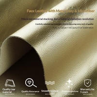 Cuir microfibre gaufré T.C 0,6 mm, cuir PU métallisé imperméable, résistant à l'abrasion, écologique, chaussures de danse pour enfants, siège de voiture