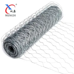 1/4"-2"Aperture pvc coated Galvanized Hexagonal Chicken Animal Fence Iron Hexagonal Wire Mesh Roll