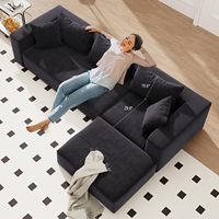 Maßgefertigte Wohnzimmermöbel Luxus Komprimiertes Vakuumverpacktes Modulares Sofa Wohnzimmer-Sofagarnitur