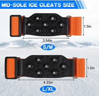 Crampons antidérapants de haute qualité pour glace et neige, pointes de traction pour chaussures de neige