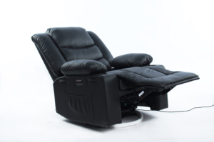 เก้าอี้ไฟฟ้าหนังนั่งสบายแบบโมเดิร์นมีที่ปรับเอนได้พร้อมระบบทำความร้อนแบบหมุน - Product Image 5