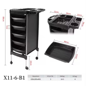 Best Sales Pp Multipurpose Salon Hair Extension Trolley Pedicure <b>Cart</b> - Product Image 6