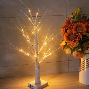 Luz LED Solar Moderna con Forma de Árbol de Abedul, 2700K Blanco Cálido, Decoración Interior Portátil, CA 85-265V, IP20, 70 Lm/w, CRI, Navidad - Product Image 3