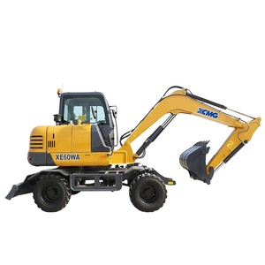 XCMG 공식 휠 굴삭기 6톤 XE60WA 0.23M3 중고 굴삭기 가격표 - Product Image 1