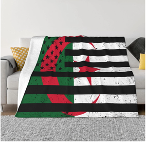 Couverture Algérie en flanelle toutes saisons pour canapé, lit et cinéma – Taille complète - Product Image 2