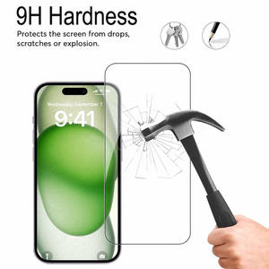 ฟิล์มกันรอยหน้าจอใสพิเศษ 2/3 ชิ้น สำหรับ iPhone 11 12 13 14 15 16 17 Air 17Pro Max กระจกนิรภัยใส 9H - Product Image 3