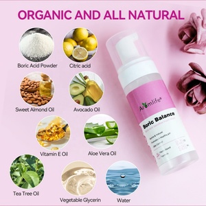 Chinaherbs 5.3OZ Gel lavant moussant intime aux ingrédients naturels, à l'acide borique, pour le soin intime féminin et le nettoyage vaginal, Bain Yoni - Product Image 2