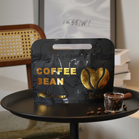 Sachets personnalisés à fermeture éclair, impression UV et poignée pour l'emballage du café et du thé.