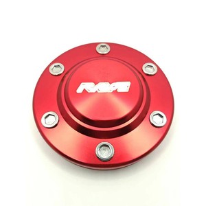 Cache-moyeu de roue en aluminium 5 trous bleu pour modernisation et personnalisation du logo - Product Image 5
