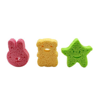 Herramienta de fregado de baño para recién nacidos de forma cuadrada, <span class=keywords><strong>esponja</strong></span> de limpieza de <span class=keywords><strong>Bob</strong></span> <span class=keywords><strong>Esponja</strong></span> de pulpa de madera para fregar barro para recién nacidos más jóvenes - Product Image 4