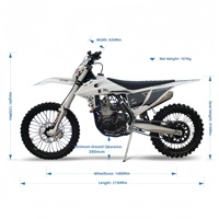 Moto tout-terrain Koveas K20NC250 Enduro Crss 2023, monocylindre, conçue pour les sentiers et les terrains de montagne, course hors route, 110 km/h
