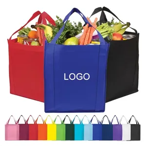 Wholesale Custom Printed Biodegradable <b>Tote</b> <b>Bags</b> Recyclable Fabric PP Non Woven Grocery Shopping <b>Bags</b> Logo <b>Cheap</b> Promotional - Product Image 3