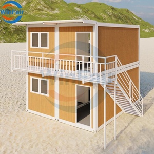 WinFair personalizado de lujo barato prefabricado portátil 2 pisos casa prefabricada <span class=keywords><strong>Villa</strong></span> Sudáfrica contenedor plegable casa con baño - Product Image 1