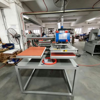 Machine de flocage de vêtements pneumatique à chaud 40x60cm, presse à double station pour vêtements, machine à gaufrage de t-shirts, pressage du cuir