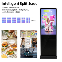 Kiosco con Pantalla Táctil Ultrafino de 43 y 55 Pulgadas |   Reproductor de Señalización Digital IPS de 1080P con Software en la Nube CMS Gratuito