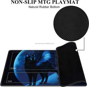 Tapis de jeu Yugioh 24*14 pouces, tapis de jeu <span class=keywords><strong>Yu</strong></span>-<span class=keywords><strong>Gi</strong></span>-<span class=keywords><strong>Oh</strong></span> Dragon, tapis de jeu de cartes YGO, tapis KMC TCG OGC CCG YuGiOh - Product Image 2