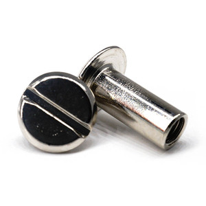 Vis Chicago nickelées mâle-femelle pour reliure d'album, <span class=keywords><strong>de</strong></span> <span class=keywords><strong>livre</strong></span> <span class=keywords><strong>de</strong></span> recettes, vis d'interverrouillage en stock - Product Image 3