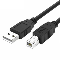 Cable USB para Impresora 2.0/20, USB-A Macho a Tipo B Macho, Cable para Impresora de Códigos de Barras