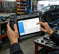 Tableta de Diagnóstico Automotriz XTOOL de Sistema Completo, Escáner OBD2 con Pantalla Táctil