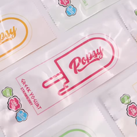 Emballage alimentaire en plastique thermoscellable imprimé sur mesure pour bâtonnets de glace, crèmes glacées et friandises congelées