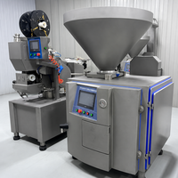 Máquina Embutidora de Salchichas Automática Industrial de Alta Velocidad, de Acero Inoxidable 304, con Certificación CE, Tipo Paleta, para Procesamiento de Jamón, Llenado al Vacío