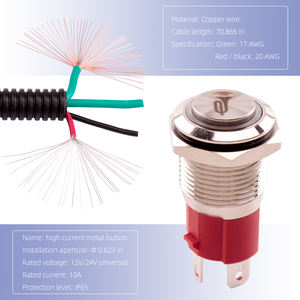 Kit de klaxon FARBIN RZR avec interrupteur à bouton, compatible avec <span class=keywords><strong>Polaris</strong></span> RZR <span class=keywords><strong>Ranger</strong></span>, voiturette de golf Club Car, Yamaha Maverick, motos, etc. - Product Image 5