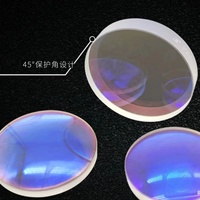 Lentille Biconvexe/Plano-Convexe de Collimation et de Focalisation Laser en Verre Optique YAG 1064nm avec Revêtement AR, Personnalisée de 1 à 50 mm