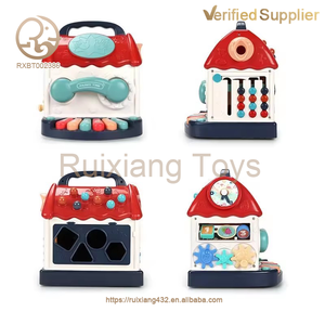 Bébé mémoire Cognition Montessori personnalisé éducation précoce couleur magique jeu <span class=keywords><strong>maison</strong></span> multi-fonctionnel musique lumière activité carré jouets - Product Image 4