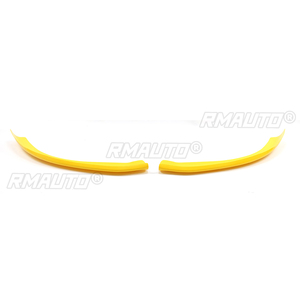 Une paire d'embouts de pare-chocs avant pour Dodge Charger Base 2015-2021, séparateur de spoiler jaune, diffuseur, accessoires 2018 2019 2020 - Product Image 4