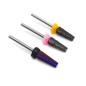 6.0mm Tapered Barrel Cross R Cut Carbide Nail <b>Drill</b> <b>Bit</b> 3/32 Inch Safety Rotary Burr Custom Logo - Product Image 5