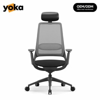 Chaise de bureau ergonomique de luxe à dossier haut, soutien lombaire réglable, appui-tête, accoudoirs, verrouillage d'inclinaison pivotant, plusieurs couleurs, coussin doux