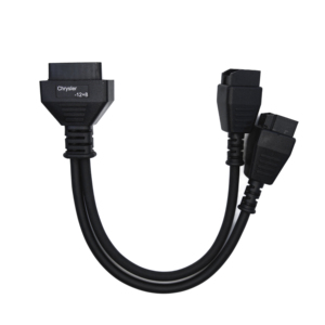 Câble adaptateur carré noir Autel Chrysler 12+8 pour MS908 MS906 MaxiSys Pro Launch X431 Jeep Dodge Maserati Connecteur <span class=keywords><strong>de</strong></span> diagnostic - Product Image 1