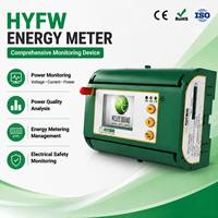 Medidor de Energía Trifásico Multifunción para Riel DIN, Monitoreo de Energía, Análisis de Calidad de Energía, Seguridad Eléctrica, RS485 Modbus RTU