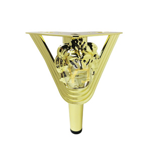 YIJUN <b>Gold</b> Hollow Metal <b>Sofa</b> Legs 3330 Modern Minimalist Luxury Heavy Duty Furniture Legs - Product Image 4