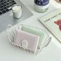 Dompet Lipat Kompak Kulit PU Pendek Gaya Chic Trendi Terbaru untuk Wanita, Cocok untuk Penggunaan Sehari-hari, Kerja, dan Belanja