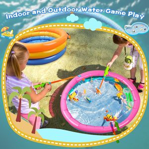 <span class=keywords><strong>Piscine</strong></span> gonflable en PVC pour enfants avec 3 anneaux en forme de beignets arc-en-ciel et design personnalisable - Product Image 6