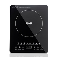 Table de cuisson électrique portable à induction RAF 2200W avec minuterie à commande tactile et protection contre la surchauffe pour une cuisson rapide