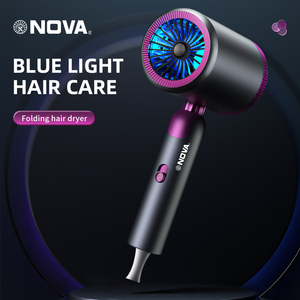 <span class=keywords><strong>Nuevo</strong></span> <span class=keywords><strong>Secador</strong></span> de Pelo Eléctrico de 1600W de Alta Potencia con Iones Negativos, Control de Temperatura Constante, Diseño Plegable para Uso Doméstico, Protección del Cabello - Product Image 5