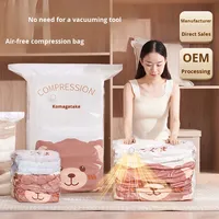 Sacs de compression sous vide en matériau PA+PE pour usage domestique, pour vêtements, couettes, vestes, rangement avec pompe électrique, modèle 536