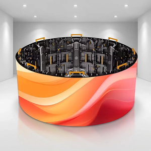 Écran LED flexible incurvé couleur pleine MILEC P3.9 8K, étanche IP65, luminosité 1000 cd, garantie 5 ans, location extérieure/intérieure - Product Image 1