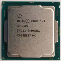 Prosesor CPU Desktop I3-9100 Bekas (6MB Cache, 3.6 GHz, 65W, LGA 1151)