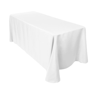Linge de table carré 100% coton blanc moderne fait à la main personnalisé nappe de fête de mariage élégante | Fabricant de nappe OEM - Product Image 5