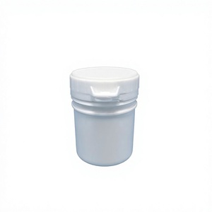 Envase cilíndrico de plástico de 0.15L con tapa de rosca para cosméticos, cremas, humectantes y productos de masaje. - Product Image 2