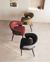 Chaise de salle à manger moderne haut de gamme de style nordique pour hôtel, restaurant, maison, bureau, chaise de dîner pour salle à manger