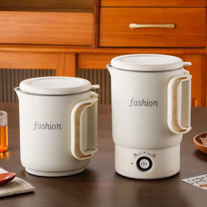 Portátil de aço inoxidável panela elétrica com <span class=keywords><strong>Cordless</strong></span> & Keep-Warm Características Mini chaleira para viagens RV Car Hotel Outdoor Use - Product Image 1