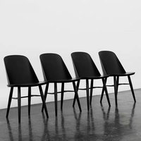 Chaise de salle à manger en bois courbé de style nordique européen avec dossier, modèle CY122, pour restaurant, maison d'hôtes et café
