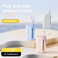 Batterie externe mini 10000 mAh avec charge rapide 20W PD22.5W, entrée Type-C, chargeur rapide 2-en-1, personnalisable en usine