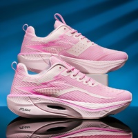 Chaussures de course professionnelles pour marathon avec plaque carbone, absorption des chocs, rehaussement, maille respirante, tendance mode, pour l'entraînement et la course